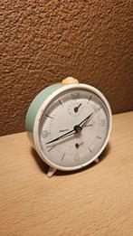 Dugena Kadett Vintage Wekker - Jaren '60 Werkend mint groen, Ophalen of Verzenden, Gebruikt, Analoog