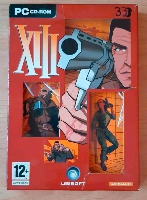 XIII Thirteen 13 PC Game, 4 CD-Roms + Boekje (2003), Spelcomputers en Games, Games | Pc, Zo goed als nieuw, Shooter, 1 speler