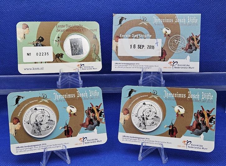 (2230) NERDERLAND  JHERONIMUS BOSCH  VIJFJE  2016, Postzegels en Munten, Munten | Nederland, Losse munt, Euro's, Koningin Beatrix