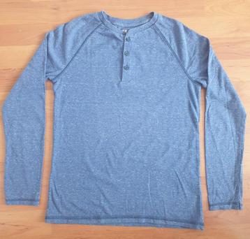 Blauwe longsleeve - H&M - Maat 146-152 beschikbaar voor biedingen