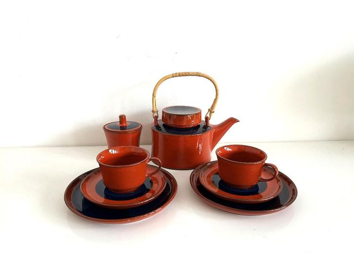 Melitta Ceracron Vintage Theeservies, Huis en Inrichting, Keuken | Servies, Zo goed als nieuw, Overige stijlen, Aardewerk, Ophalen