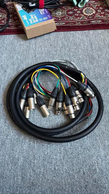 Behringer gold line 3m 8 kanaals multikabel beschikbaar voor biedingen