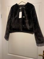 Harige jas / winterjas van Zara - maat L, Bruin, Zara, Maat 42/44 (L), Nieuw