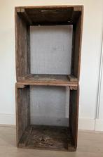 Houten kratjes set, Huis en Inrichting, Woonaccessoires | Kisten, Minder dan 50 cm, Gebruikt, 50 tot 75 cm, Ophalen of Verzenden