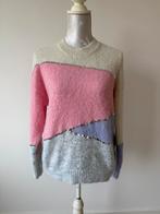 Zachte colourblock trui – One size ( S - L ), Kleding | Dames, Ophalen of Verzenden, Zo goed als nieuw, Roze