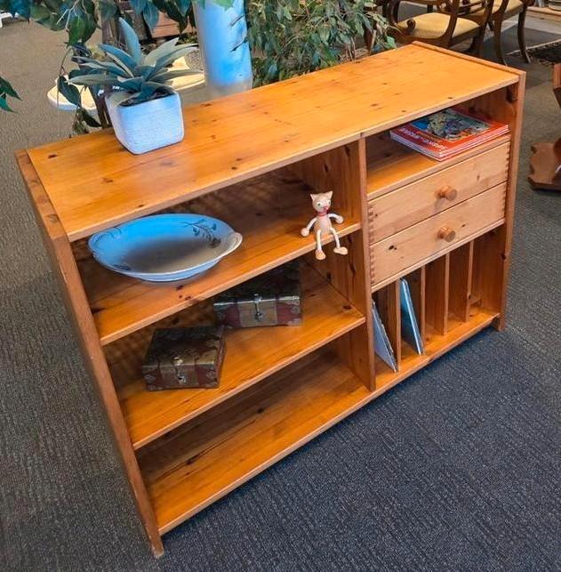 Oud grenen kast vintage LP kastje dressoir LP-kast, Huis en Inrichting, Kasten | Schoenenkasten, Zo goed als nieuw, Ophalen