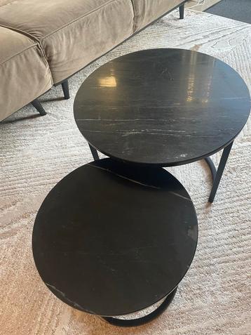 Marmeren salontafeltjes set