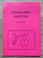 Scheikunde Kapstok - A. de Lange, Ophalen of Verzenden, Beta, Zo goed als nieuw, MBO