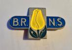 Oude speld BR NS Ned.Spoorwegen gele tulp, Ophalen of Verzenden, Gebruikt, Transport, Speldje of Pin
