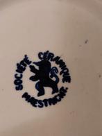 Oude Société Céramique Maastricht Bord, Antiek en Kunst, Antiek | Keramiek en Aardewerk, Ophalen of Verzenden