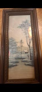 Indisch schilderij, staand formaat, Antiek en Kunst, Ophalen