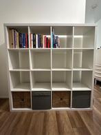 Kallax 16 open vakken kast IKEA, 25 tot 50 cm, 100 tot 150 cm, 100 tot 150 cm, Met plank(en)