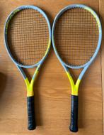 2 x HEAD Extreme MP rackets + HEAD tennistas + ballen + grip, Sport en Fitness, Tennis, Ophalen, Gebruikt, L4, Head