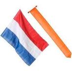 Nederlandse vlag 150x75 cm + wimpel, Diversen, Vlaggen en Wimpels, Ophalen