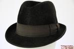 Vintage Gleufhoed Wegener Atlantic donker grijs haarvilt 55, Kleding | Heren, Hoeden en Petten, Hoed, Ophalen of Verzenden, 57 cm (M, 7⅛ inch) of minder