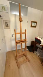 Verstelbare houten schildersezel, Hobby en Vrije tijd, Ophalen, Gebruikt, Ezel
