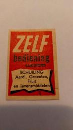 Luciferetiket, Zelfbediening Schuiling Aard, Groente Fruit, Verzenden, Gebruikt, Luciferdoosjes of -merken