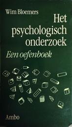 Het psychologisch onderzoek  (Wim Bloemers), Boeken, Gelezen, Wim Bloemers, Ontwikkelingspsychologie, Verzenden