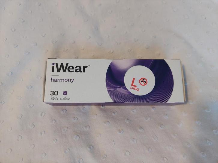 iWear harmony daglenzen -1,25 (30 stuks), Sieraden, Tassen en Uiterlijk, Uiterlijk | Mondverzorging, Nieuw, Ophalen of Verzenden