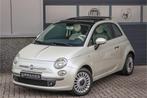Fiat 500 1.2 Lounge Schuifdak Parelmoer Climate control LM, Auto's, Stof, Gebruikt, 4 cilinders, 840 kg