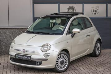 Fiat 500 1.2 Lounge Schuifdak Parelmoer Climate control LM beschikbaar voor biedingen
