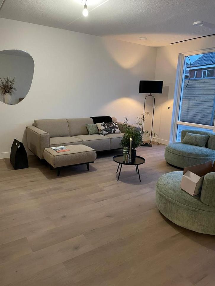 3 zitsbank STATEMENT incl. hocker, Huis en Inrichting, Banken | Bankstellen, Zo goed als nieuw, Driepersoons, 200 tot 250 cm, 75 tot 100 cm