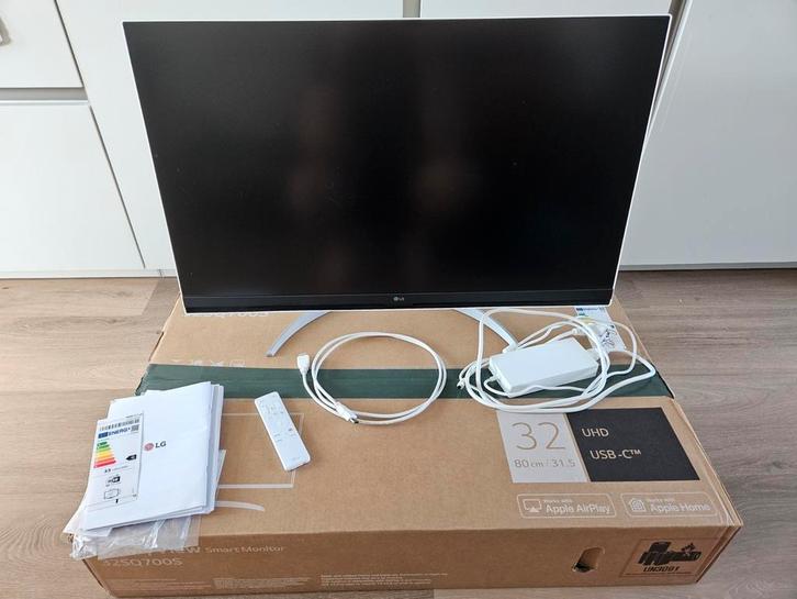 LG MyView 32SQ700S - 4K Smart Monitor, Computers en Software, Monitoren, Zo goed als nieuw, 60 Hz of minder, HDMI, USB-C, Gaming