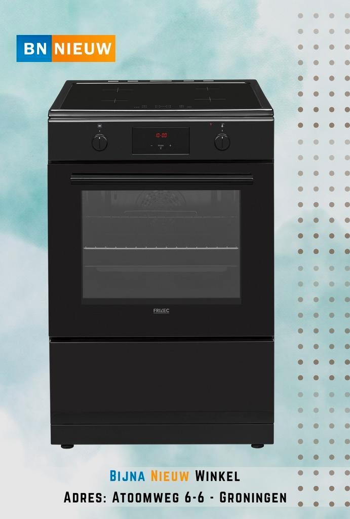 Inductie fornuiz Frilec 60cm Energie A - NIEUW, Witgoed en Apparatuur, Fornuizen, Nieuw, Vrijstaand, Inductie, 4 kookzones, Grill