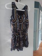 Glitter jumpsuite jowell  maat m zwart met goud zilver tt, Kleding | Dames, Ophalen of Verzenden, Gedragen, Maat 38/40 (M), Zwart