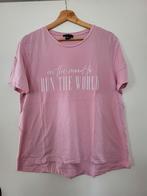 Nieuwstaat - roze shirt, Ophalen of Verzenden, Roze, Zo goed als nieuw, Maat 46/48 (XL) of groter