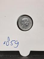 5 cent 1859 koning Willem III, Postzegels en Munten, Munten | Nederland, Koning Willem III, Zilver, Ophalen of Verzenden, Losse munt