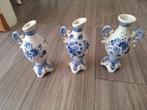 3 schattige vaasjes 17 cm hoog, Ophalen of Verzenden