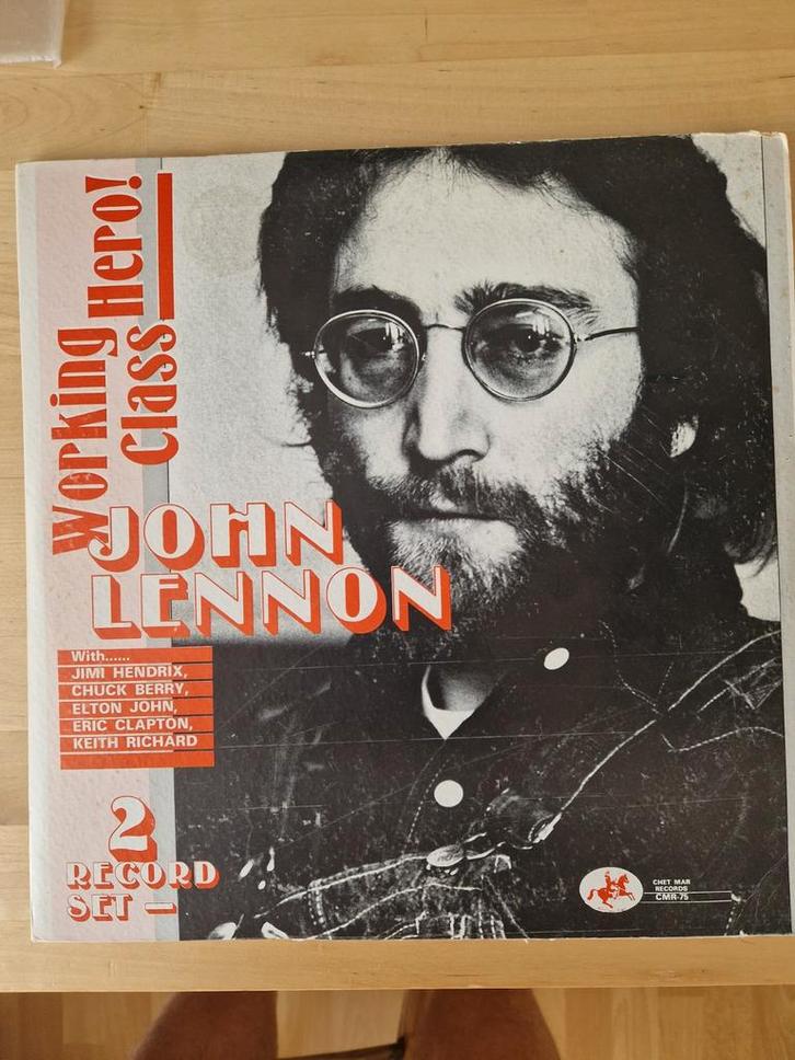 John Lennon - Working Class Hero Bootleg dubbel lp, Cd's en Dvd's, Cd's | Pop, Gebruikt, 1960 tot 1980, Boxset, Ophalen of Verzenden