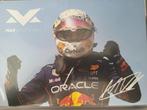 Max Verstappen handtekening kaart, Verzamelen, Automerken, Motoren en Formule 1, Ophalen of Verzenden, Zo goed als nieuw, Formule 1