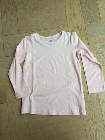 NIEUW lichtroze shirt lange mouw maat 98 beschikbaar voor biedingen