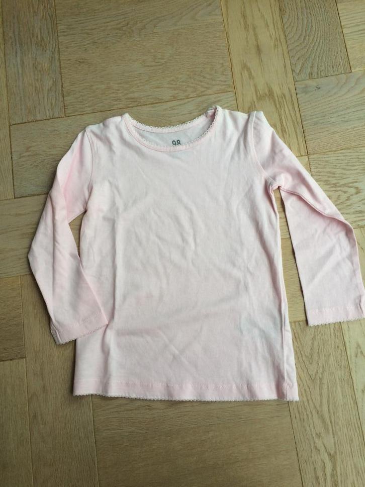 NIEUW lichtroze shirt lange mouw maat 98, Kinderen en Baby's, Kinderkleding | Maat 98, Nieuw, Meisje, Shirt of Longsleeve, Ophalen of Verzenden