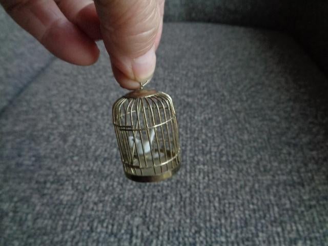 klein vogelkooitje v in poppenhuis., Ophalen of Verzenden