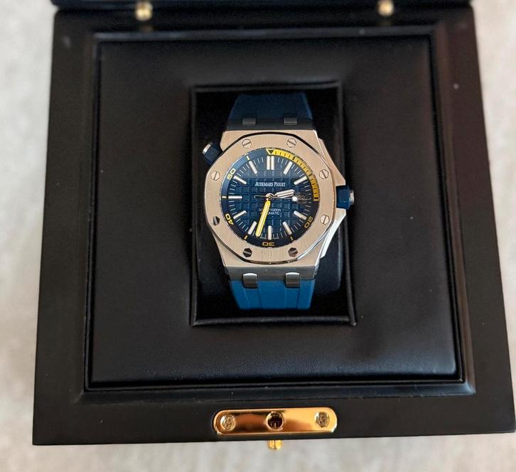 Audemars Piquet royal Oak, Sieraden, Tassen en Uiterlijk, Horloges | Heren, Nieuw, Overige merken, Staal, Ophalen of Verzenden