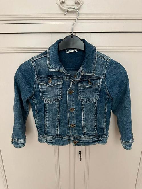 Spijkerjasje jasje jack nieuwstaat NAME IT mt 110, Kinderen en Baby's, Kinderkleding | Maat 110, Zo goed als nieuw, Meisje, Jas