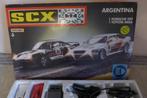 Scalextric racebaan met autos en veel accessoires, Ophalen, Elektrisch, Overige merken