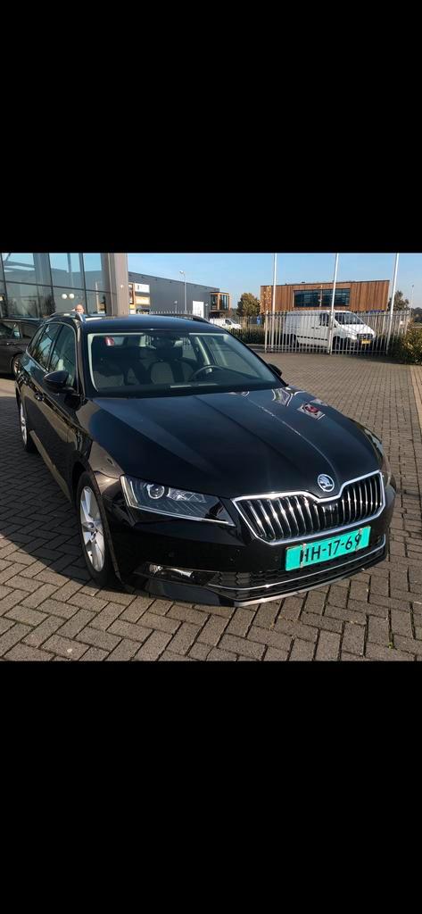 Skoda Superb 1.6TDI 88KW Dsg-7 2016 Zwart (good for export), Auto's, Skoda, Particulier, Superb, Diesel, B, Stationwagon, Automaat