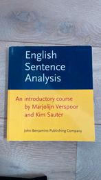 Studieboek English Sentence Analysis, Boeken, M. Verspoor; K. Sauter, Ophalen of Verzenden, Zo goed als nieuw, Alpha