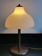 Vintage Italiaanse Paddenstoelenlamp, Ophalen of Verzenden, Gebruikt, Glas, 50 tot 75 cm