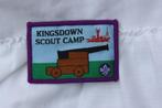 Scouting badge Kingsdown Scout camp mooi nieuw, Nieuw, Ophalen of Verzenden, Embleem, Speld of Insigne