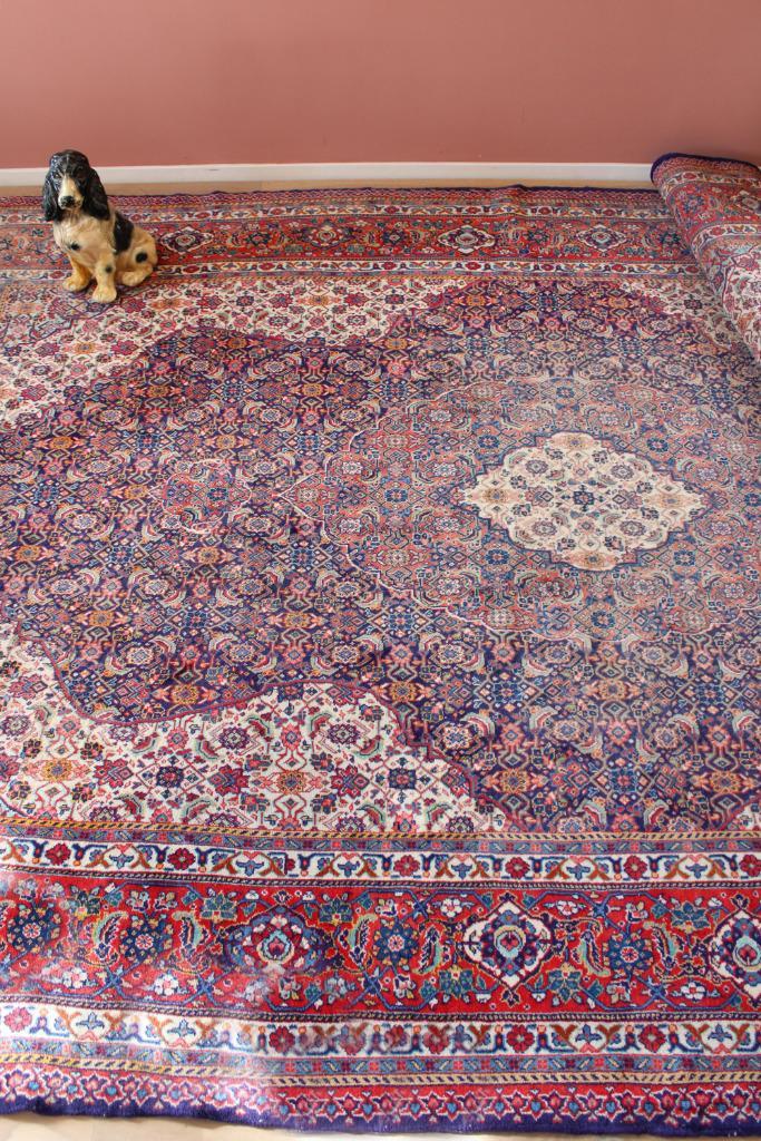Groot Oosters vintage tapijt - Sarough. Perzisch/Boho kleed, Huis en Inrichting, Stoffering | Tapijten en Kleden, Gebruikt, 200 cm of meer