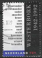 Nederland 1992 - Yvert 1409 - Deportatiekamp Westerbork (ST), Postzegels en Munten, Ophalen, Gestempeld