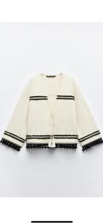 ZARA gilet met passementen en franjes maat L, Ophalen of Verzenden, Zo goed als nieuw