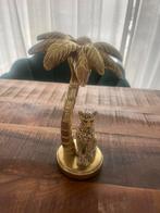 &klevering kandelaar palmboom luipaard, Minder dan 25 cm, Gebruikt, Ophalen of Verzenden, Kandelaar