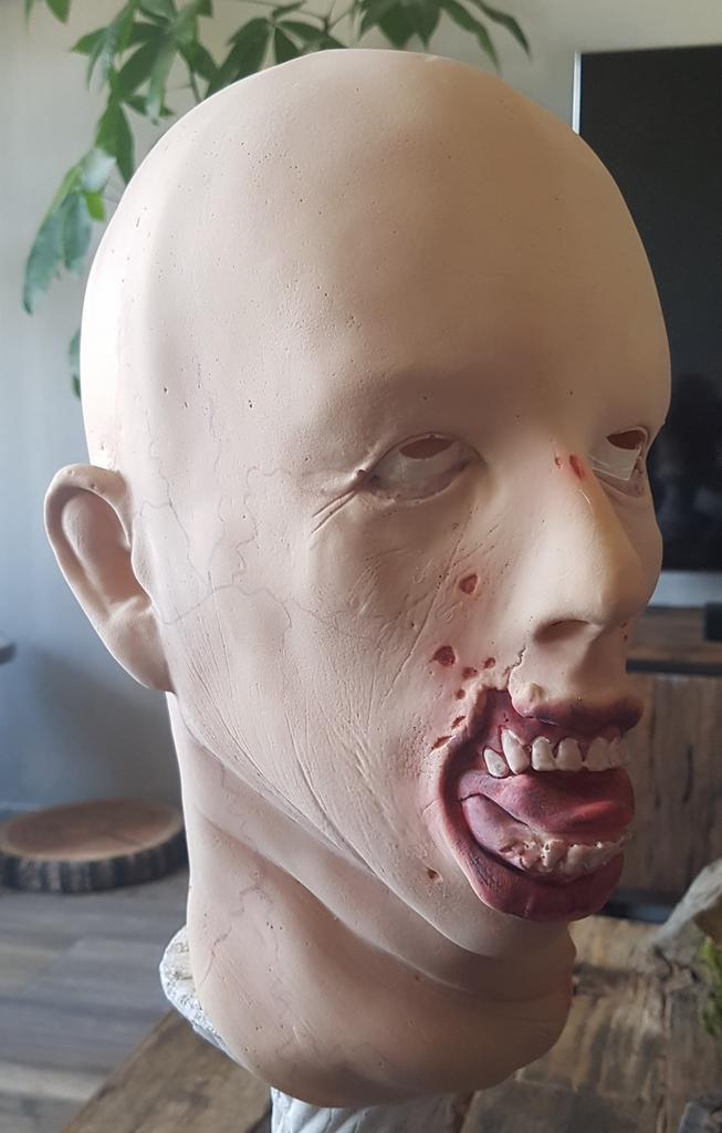 Halloween Masker   Professioneel foamlatex, Hobby en Vrije tijd, Feestartikelen, Nieuw, Halloween of Griezel, Ophalen of Verzenden
