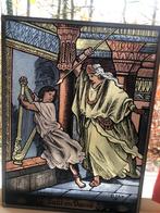 Glas in lood panelen, Antiek en Kunst, Antiek | Glas en Kristal, Ophalen of Verzenden